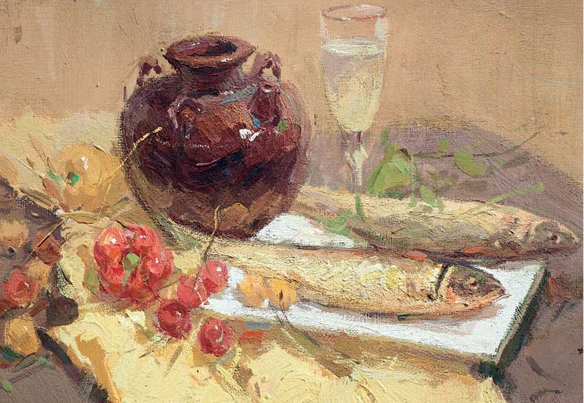 色彩靜物作品