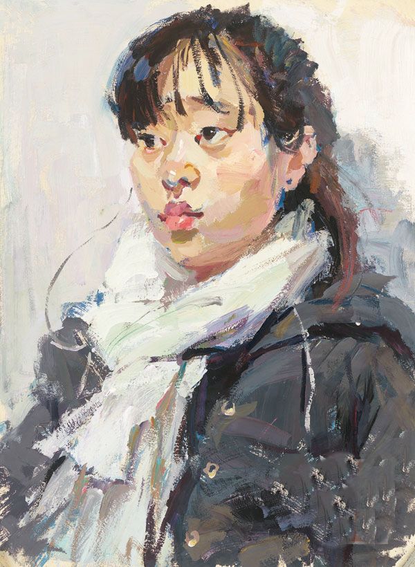 色彩人像作品
