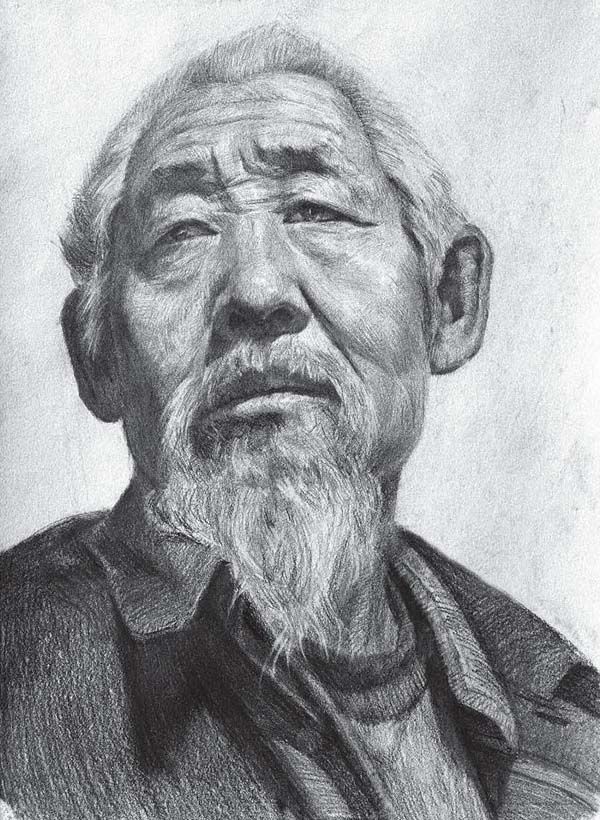 素描人物作品